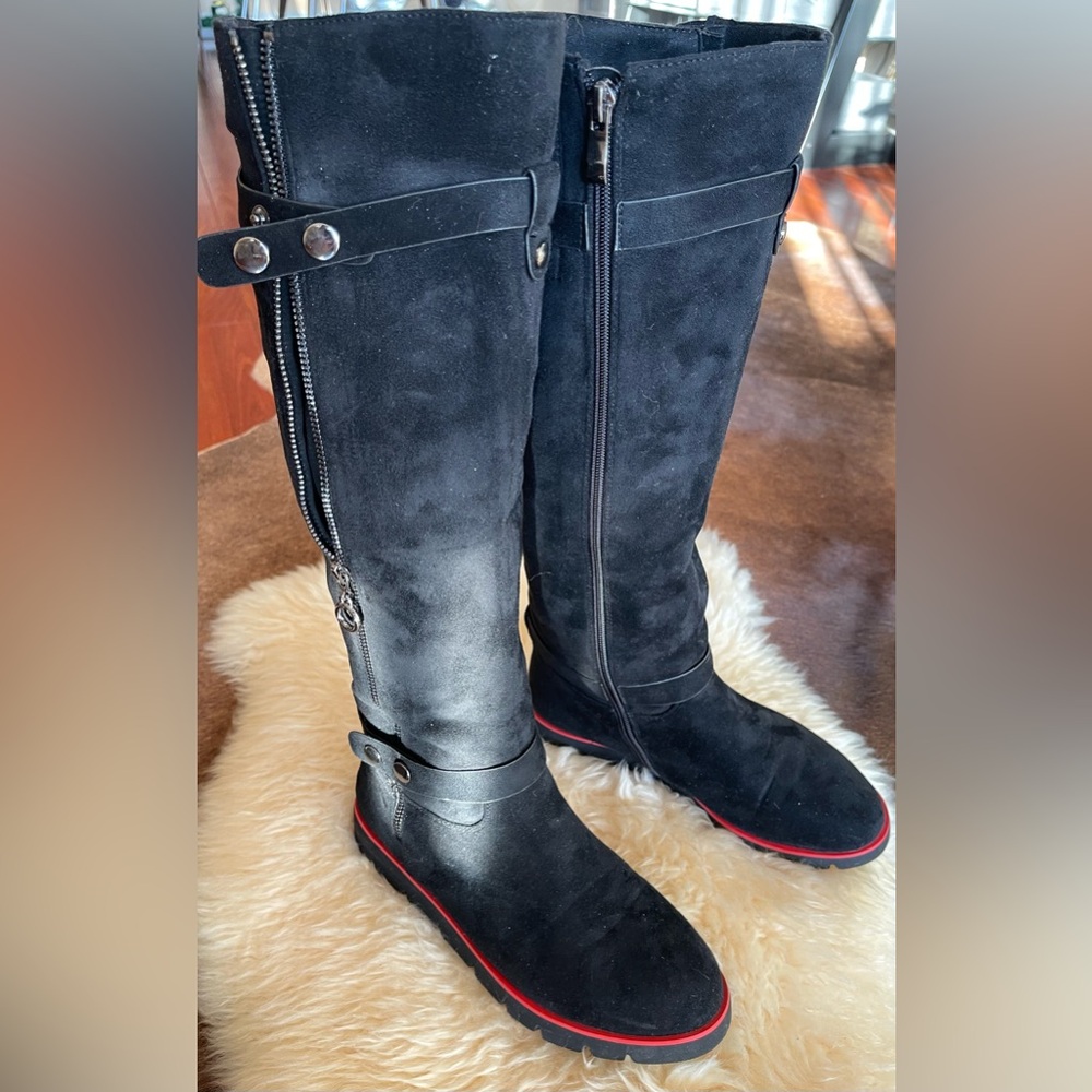 Nancy Li Stylish  any Blue Knee-High Boots 7